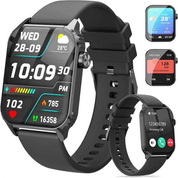 TRAUSI Smart Watches for Women Men, 1.83" HD Smartwatch with 120 Sports
