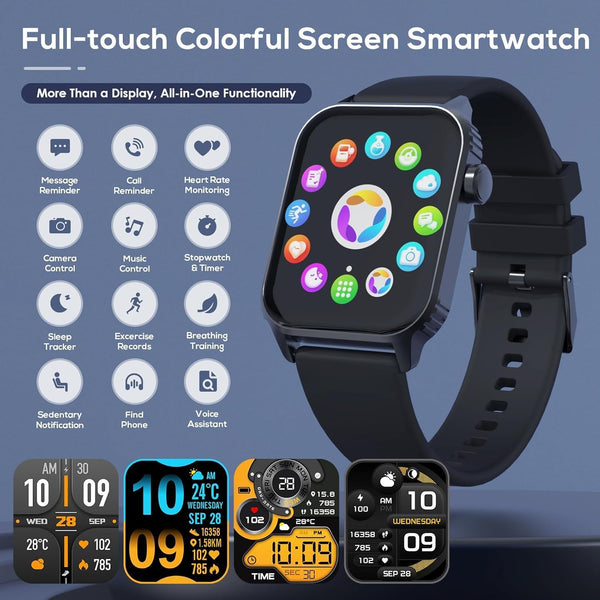TRAUSI Smart Watches for Women Men, 1.83" HD Smartwatch with 120 Sports